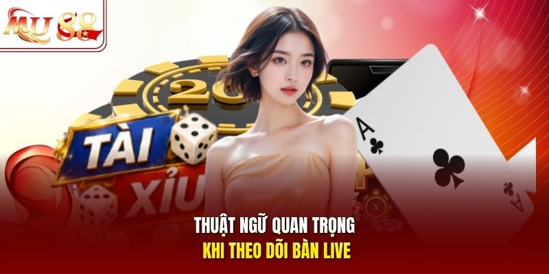 Thuật ngữ quan trọng khi theo dõi bàn live